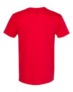Hanes 4980 Unisex Perfect-T T-Shirt – Athletic Red (back)