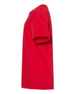 Hanes 5480 Youth Essential-T T-Shirt – Athletic Red (side)