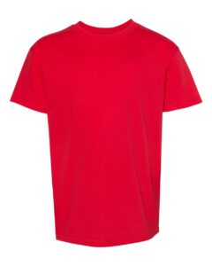 Hanes 5480 Youth Essential-T T-Shirt – Athletic Red