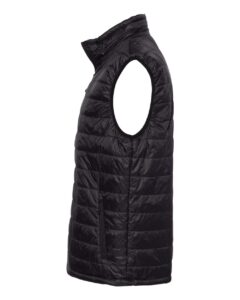 Independent Trading Co. EXP120PFV Men’s Puffer Vest – Black (side)