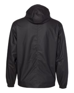 Weatherproof 193910 Unisex Vintage Hooded Rain Jacket – Black (back)