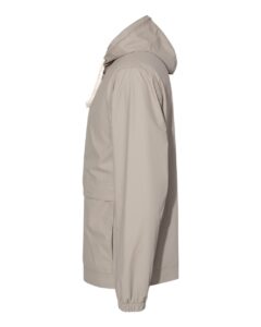 Weatherproof 193910 Unisex Vintage Hooded Rain Jacket – Khaki (side)