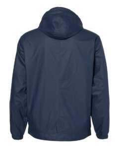 Weatherproof 193910 Unisex Vintage Hooded Rain Jacket – Navy (back)