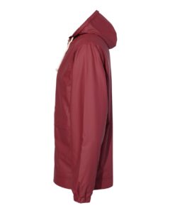 Weatherproof 193910 Unisex Vintage Hooded Rain Jacket – Biking Red (side)