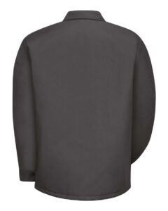 Red Kap JT50T Men’s Tall Perma-Lined Panel Jacket – Charcoal (back)