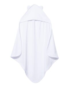 Rabbit Skins 1013 Terry Cloth Hooded Towel with Ears – White