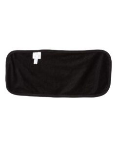 Rabbit Skins 1014 Infant Terry Burp Cloth – Black (back)
