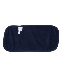Rabbit Skins 1014 Infant Terry Burp Cloth – Navy (back)