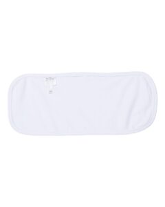 Rabbit Skins 1014 Infant Terry Burp Cloth – White (back)