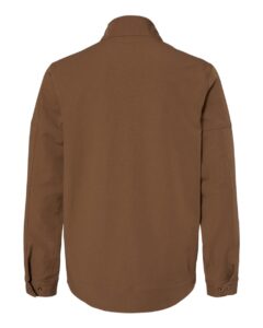 DRI DUCK 5327 Men’s Ace Woven Stretch Soft Shell Jacket – Field Khaki (back)