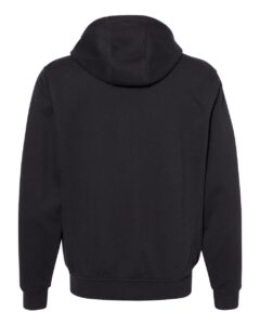 DRI DUCK 7040 Men’s Bateman Bonded Power Fleece 2.0 Full-Zip Jacket – Black (back)