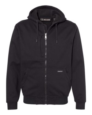 DRI DUCK 7040 Men’s Bateman Bonded Power Fleece 2.0 Full-Zip Jacket – Black