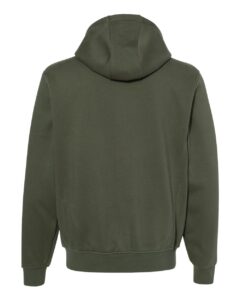 DRI DUCK 7040 Men’s Bateman Bonded Power Fleece 2.0 Full-Zip Jacket – Fatigue (back)