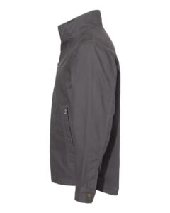 DRI DUCK 5037 Men’s Endeavor Canyon Cloth™ Canvas Jacket with Sherpa Lining – Charcoal (side)