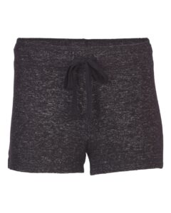 Boxercraft L11 Women’s Cuddle Fleece Shorts – Black Heather