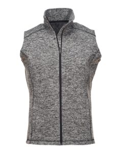 J. America 8631 Men’s Cosmic Fleece Vest – Charcoal Fleck