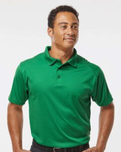 C2 Sport 5900 Men’s Utility Polo – Kelly (on model)