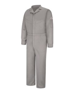 Bulwark CLD4T Men’s Tall Deluxe Coverall – Grey (side)