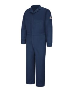 Bulwark CLD4T Men’s Tall Deluxe Coverall – Navy (side)