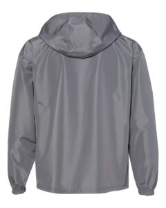 Champion CO200 Unisex Packable Anorak Jacket – Graphite (back)