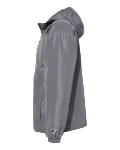 Champion CO200 Unisex Packable Anorak Jacket – Graphite (side)