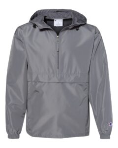 Champion CO200 Unisex Packable Anorak Jacket – Graphite