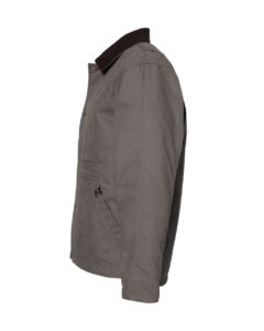 DRI DUCK 5091 Men’s Rambler Boulder Cloth Jacket – Gravel (side)