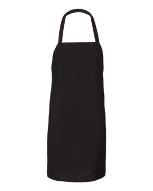 Q-Tees Q4010 Bib Apron – Black