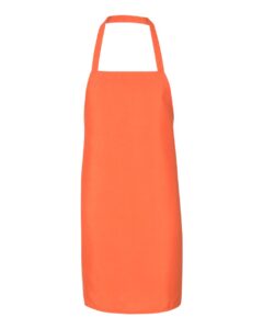 Q-Tees Q4010 Bib Apron – Orange