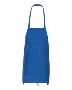 Q-Tees Q4010 Bib Apron – Royal (back)