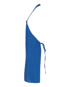 Q-Tees Q4010 Bib Apron – Royal (side)