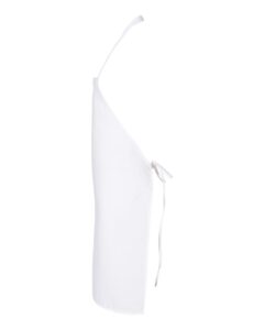 Q-Tees Q4010 Bib Apron – White (side)
