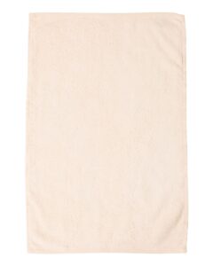 Q-Tees T200 Hemmed Hand Towel – Natural