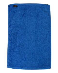 Q-Tees T200 Hemmed Hand Towel – Royal (back)