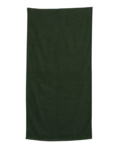 Q-Tees QV3060 Velour Beach Towel – Forest (back)