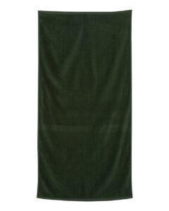 Q-Tees QV3060 Velour Beach Towel – Forest