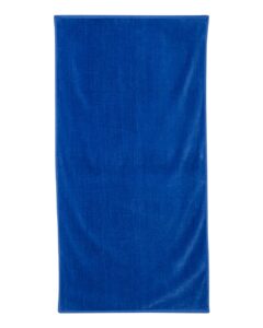Q-Tees QV3060 Velour Beach Towel – Royal