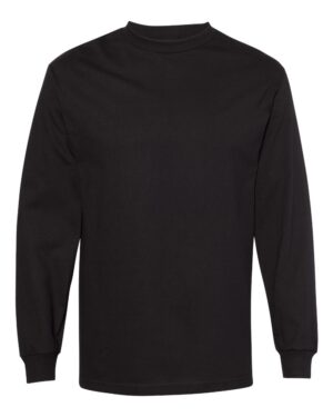 American Apparel 1304 Unisex Heavyweight Cotton Long Sleeve Tee – Black