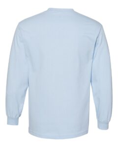 American Apparel 1304 Unisex Heavyweight Cotton Long Sleeve Tee – Powder Blue (back)