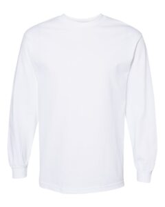 American Apparel 1304 Unisex Heavyweight Cotton Long Sleeve Tee – White