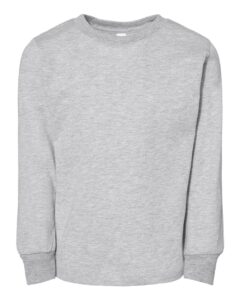 BELLA + CANVAS 3501T Toddler Jersey Long Sleeve Tee – Athletic Heather