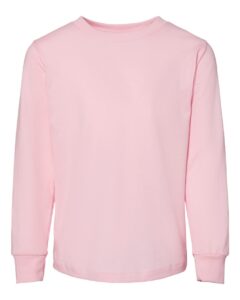 BELLA + CANVAS 3501T Toddler Jersey Long Sleeve Tee – Pink