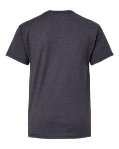 Hanes 498Y Youth Perfect-T T-Shirt – Charcoal Heather (back)