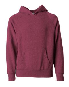 Independent Trading Co. PRM10TSB Toddler Special Blend Hooded Raglan Sweatshirt – Crimson