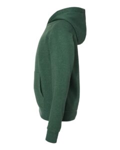 Independent Trading Co. PRM15YSB Youth Lightweight Special Blend Raglan Hooded Sweatshirt – Moss (side)