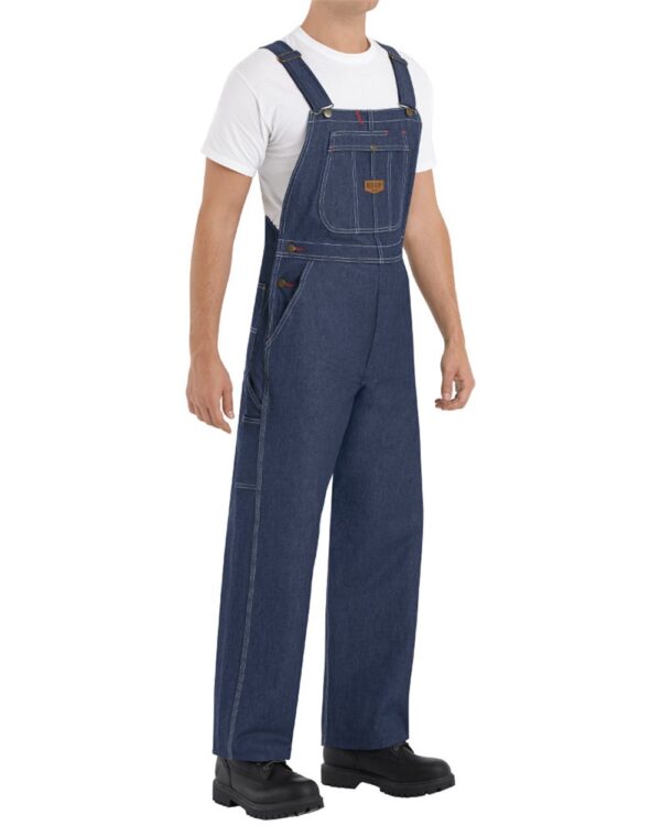 Red Kap Men’s Extended Sizes Denim Bib Overall