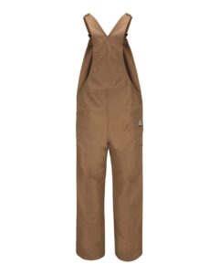 Bulwark BLF6 Men’s Knee Zip Bib Coverall – Brown Duck - 34I (back)