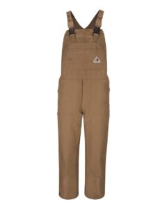 Bulwark BLF6 Men’s Knee Zip Bib Coverall – Brown Duck - 34I