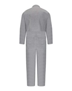 Red Kap CC14T Men’s Tall Snap-Front Cotton Coverall – Herringbone (back)
