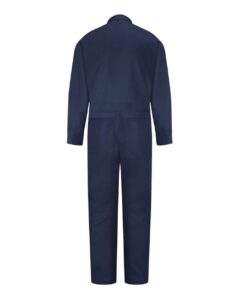 Red Kap CC14T Men’s Tall Snap-Front Cotton Coverall – Navy (back)